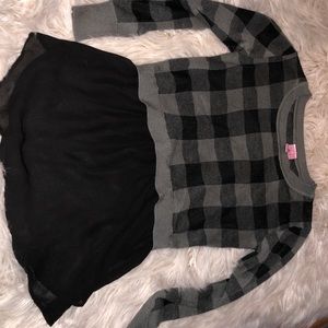 Plaid long sleeve shirt